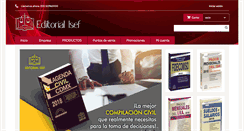 Desktop Screenshot of libreriaisef.com.mx